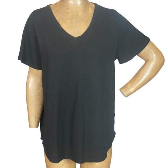 Bundle of 2 Short Sleeve Relaxed Tee Tops Sz XL Mondetta & Jessica Simpson 347C - Picture 4 of 9